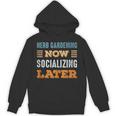 Herb Gardening Now Minimal Socializing Introvert Vintage Unisex Hoodie