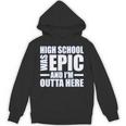 High School Graduate Graduation Party Meme Unisex Hoodie