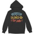 I'm Fluent In Silence And Eye-Rolls Introverts Unisex Hoodie