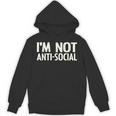 I'm Not Anti-Social I Introvert Unisex Hoodie