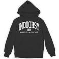 Indoorsy Vintage Varsity Style Introvert Unisex Hoodie