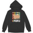 Introvert Capybara Rodent Animal Lover Antisocial Retro Unisex Hoodie