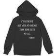 Introvert Cat Lover Quote Humor Social Introversion Unisex Hoodie Introvert Cat Lover Quote Humor Social Introversion Unisex Hoodie
