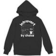 Introvert By Choice Introverted Unisex Hoodie Introvert By Choice Introverted Unisex Hoodie