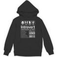 Introvert Label Antisocial Loner Socially Awkward Unisex Hoodie