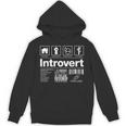 Introvert Label Signs Unisex Hoodie Introvert Label Signs Unisex Hoodie