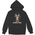 Introvert Mode Cat With Headphones Kitten Lover Unisex Hoodie Introvert Mode Cat With Headphones Kitten Lover Unisex Hoodie