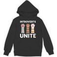 Introvert Unite Kitty Paws Raise Introverted Gathering Unisex Hoodie Introvert Unite Kitty Paws Raise Introverted Gathering Unisex Hoodie