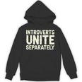 Introverts Unite Separately I Introvert Unisex Hoodie Introverts Unite Separately I Introvert Unisex Hoodie