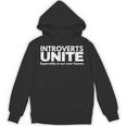 Introverts Unite Unisex Hoodie Introverts Unite Unisex Hoodie