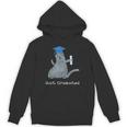 Just Graduated Cat With Graduation Cap And Diploma For Men Women Girls Kids Unisex Hoodie