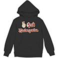 Kids Peace Out Kindergarten Graduation Kindergarten Graduate Unisex Hoodie