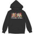 If You Know You Know 6 7 Six Seven Meme Floral Book Lover Unisex Hoodie
