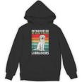 Labrador Retriever Introvert White Lab Unisex Hoodie