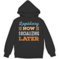 Lapidary Now Minimal Socializing Introvert Vintage Unisex Hoodie Lapidary Now Minimal Socializing Introvert Vintage Unisex Hoodie