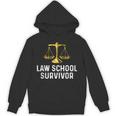Law School Survivor Humor Law School Graduation Quote Unisex Hoodie
