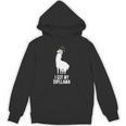 LLama Graduation I Got My Dipllama Cute Llama Unisex Hoodie
