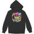 I Love The 70s Retro Cassette Roller Vinyl Nostalgia Vibes Unisex Hoodie
