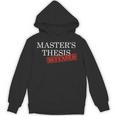 Master's Thesis Defense Tshirt Defended Graduation Unisex Hoodie