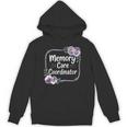 Memory Care Coordinator Purple Floral Pansies Unisex Hoodie Memory Care Coordinator Purple Floral Pansies Unisex Hoodie