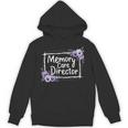 Memory Care Director Purple Floral Pansies Unisex Hoodie Memory Care Director Purple Floral Pansies Unisex Hoodie