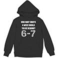 How Many Nights A Week Reading 6-7 67 Teacher Student Books Unisex Hoodie