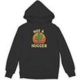 Not A Hugger Cactus Retro Sunset No Hugging Introvert Unisex Hoodie