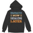 Numismatics Now Minimal Socializing Introvert Vintage Unisex Hoodie