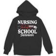 Nursing School Survivor 2025 RN ER Graduation Nurse Grad Unisex Hoodie