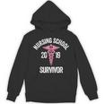 Nursing School Survivor Apparel Graduation Party Nurse RN Unisex Hoodie