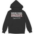 Nursing School Survivor Graduation T-Shirt Unisex Hoodie
