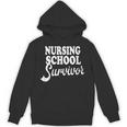 Nursing School Survivor Nurse Graduation Medical T-Shirt Unisex Hoodie