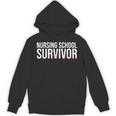 Nursing School Survivor- For Nurses-RN Graduation Unisex Hoodie
