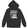 Orange Cat Reading Book 67 Six Seven Meme Unisex Hoodie