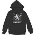 Parkinson's Disease Awareness Memory Of My Mom Ribbon Wings Unisex Hoodie