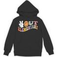Peace Out Elementary Graduation Graduate Class Of 2025 Unisex Hoodie