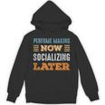 Perfume Making Now Minimal Socializing Introvert Vintage Unisex Hoodie