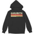 Personal Christmas Retro Vintage Graduation Gunsmith Job Title Profession Birthday Worker Idea Unisex Hoodie