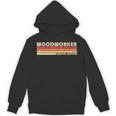 Personal Christmas Retro Vintage Graduation WOODWORKER Job Title Profession Birthday Worker Idea Unisex Hoodie