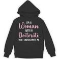 PhD Graduation Woman With A Doctorate Degree Unisex Hoodie