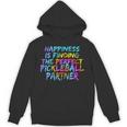 Pickleball Saying Introvert Pickleball Game Partner Unisex Hoodie
