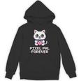 Pixel Art Pet Cat Y2K Retro Vintage Digital Nostalgia Tech Unisex Hoodie