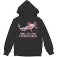 I Have Plans With My Axolotl Salamander Introvert Unisex Hoodie I Have Plans With My Axolotl Salamander Introvert Unisex Hoodie