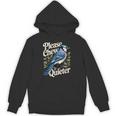 Please Chew Quieter Introvert Christmas Bird Watcher Unisex Hoodie