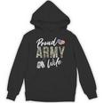 Proud Army Wife Army Graduation Wife US Army Wife Unisex Hoodie