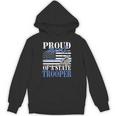 Proud Aunt Of a State Trooper Police Officer Graduation Unisex Hoodie