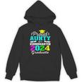 Proud Aunty Of Kindergarten Graduate 2024 Graduation Aunty Unisex Hoodie