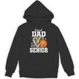 Proud Dad Of A 2026 Senior Basketball Graduation Leopard Unisex Hoodie