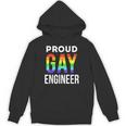 Proud Gay Engineer LGBTQ Rainbow Engineering Graduation Unisex Hoodie