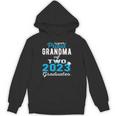 Proud Grandma Of Two 2023 Graduate Class 2023 Graduation Unisex Hoodie
